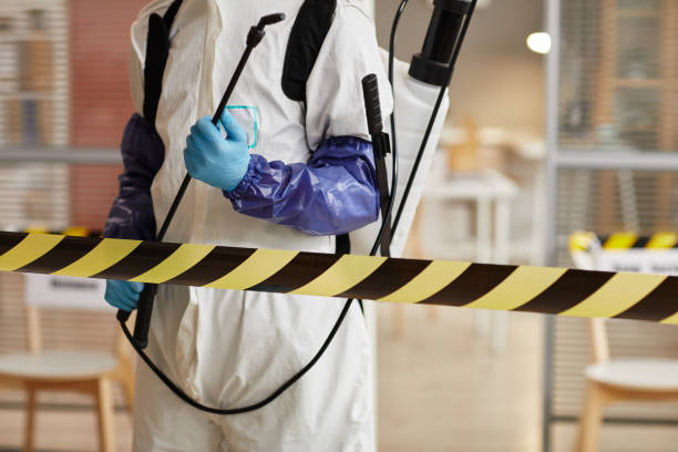 Professional Biohazard technician working in Waves, NC